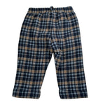 Ciccino Pantalone tinta unita con Fantasia A Quadri Blu per Neonato CCB0323 BLU CICCINO 