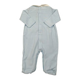 Ciccino Tutina tinta unita con Stampa Azzurro per Neonato CCB0492 AZZURRO CICCINO 