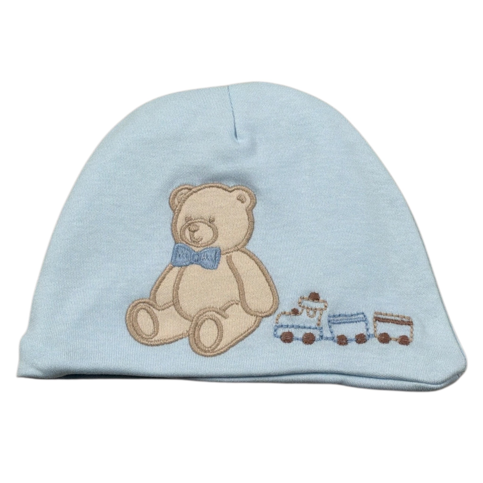 Ciccino Cappello tinta unita Azzurro per Neonato CCB0497 AZZURRO CICCINO 