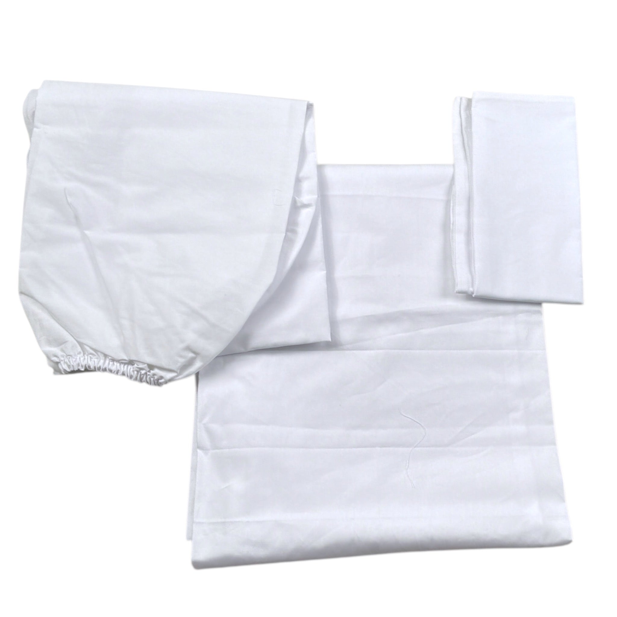 Ciccino Set Lenzuola 3Pz Bianco per Neonata CCB0508 BIANCO CICCINO 