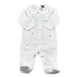 Ciccino Tutina tinta unita con Stampa Bianco per Neonato CCB0513 BIANCO CICCINO 