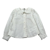 Ciccino Camicia Manica Lunga tinta unita Panna per Bambina CCG0452 PANNA CICCINO 