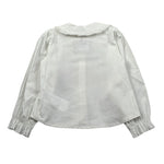Ciccino Camicia Manica Lunga tinta unita Panna per Bambina CCG0452 PANNA CICCINO 