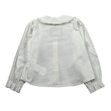 Ciccino Camicia Manica Lunga tinta unita Panna per Bambina CCG0452 PANNA CICCINO 