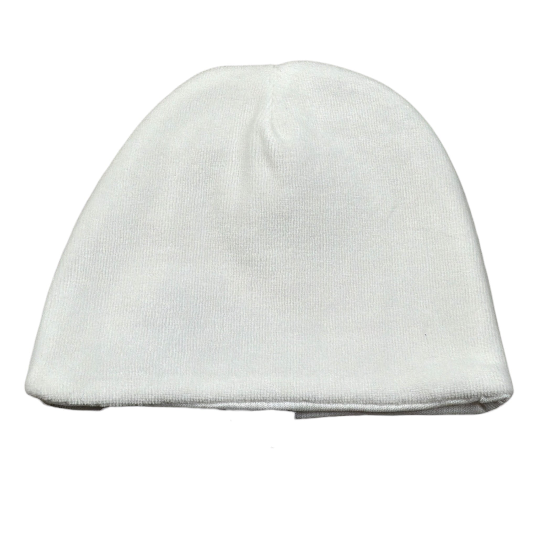 Ciccino Cappello tinta unita In Ciniglia Bianco per Neonata CCG0639 BIANCO CICCINO 