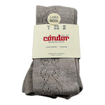 Cnd Calze tinta unita con Ricami Beige per Bambina 1527 BEIGE CND 