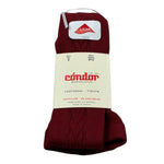Cnd Calze tinta unita con Ricami Rosso per Neonata 2307 ROSSO CND 