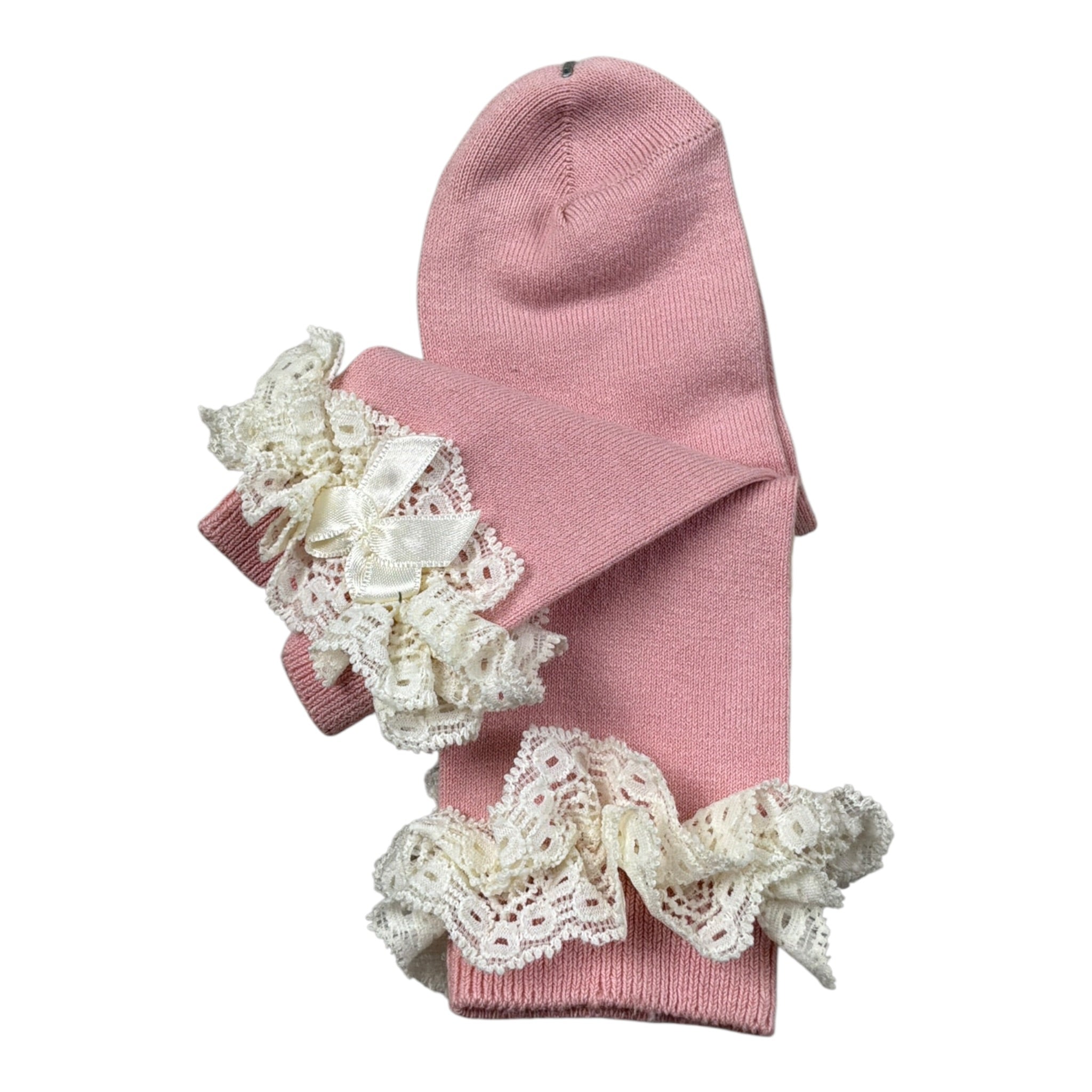 Cnd Calzini tinta unita con Ricami Rosa per Bambina 2484X ROSA CND 
