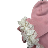 Cnd Calzini tinta unita con Ricami Rosa per Bambina 2484X ROSA CND 