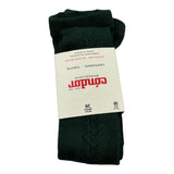 Cnd Calze Tnta Unita con Ricami Verde per Neonata 2591 VERDE CND 