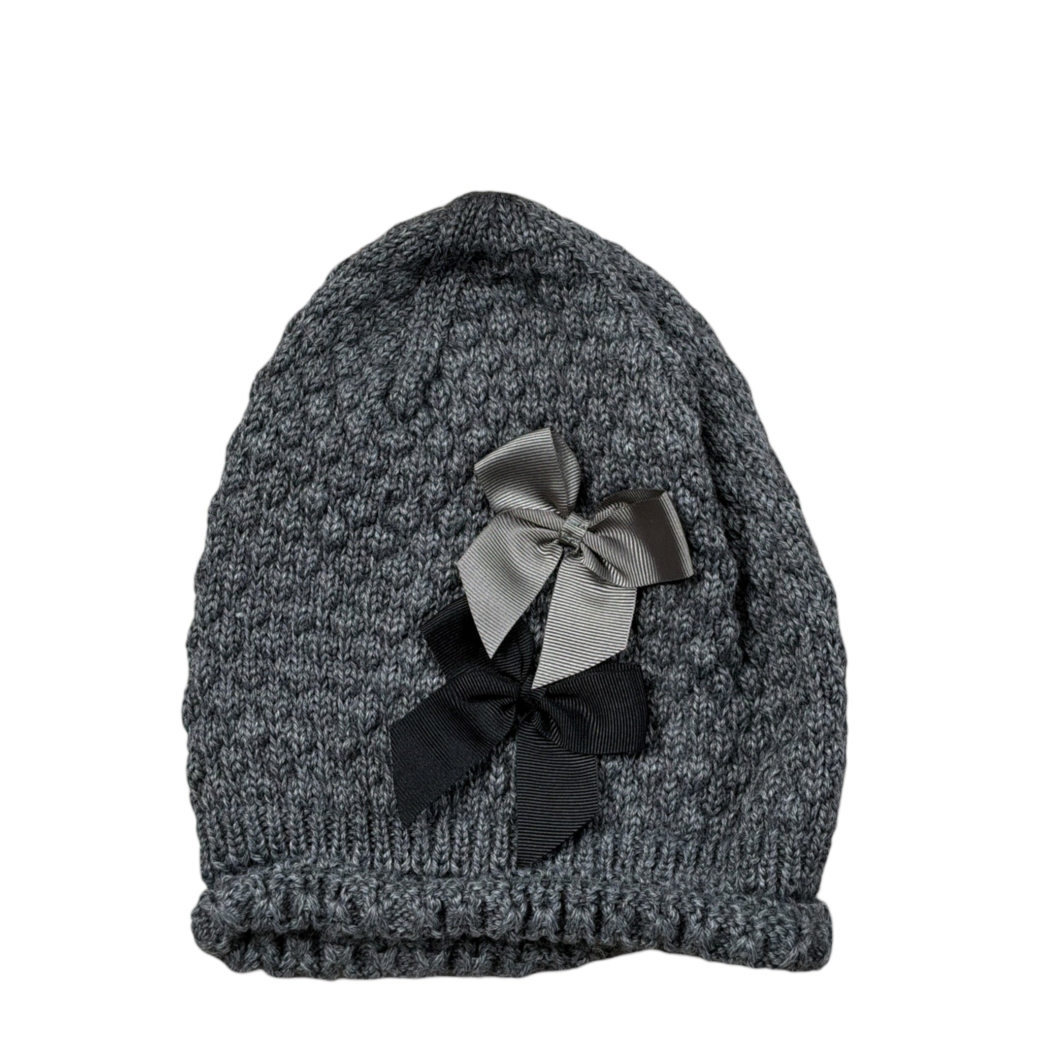 Cnd Cappello tinta unita con Fiocco Grigio per Bambina 50007028J GRIGIO CND 