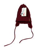Cnd Cappello tinta unita con Logo Bordeaux per Neonato 50011010 BORDEAUX CND 