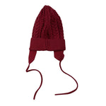 Cnd Cappello tinta unita con Logo Bordeaux per Neonato 50011010 BORDEAUX CND 
