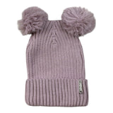 Cnd Cappello tinta unita con Pon Pon Lilla per Neonata 50021010 LILLA CND 