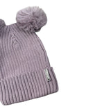 Cnd Cappello tinta unita con Pon Pon Lilla per Neonata 50021010 LILLA CND 