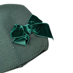 Cnd Cappello tinta unita con Fiocco Verde per Bambina 50036011XJ VERDE CND 