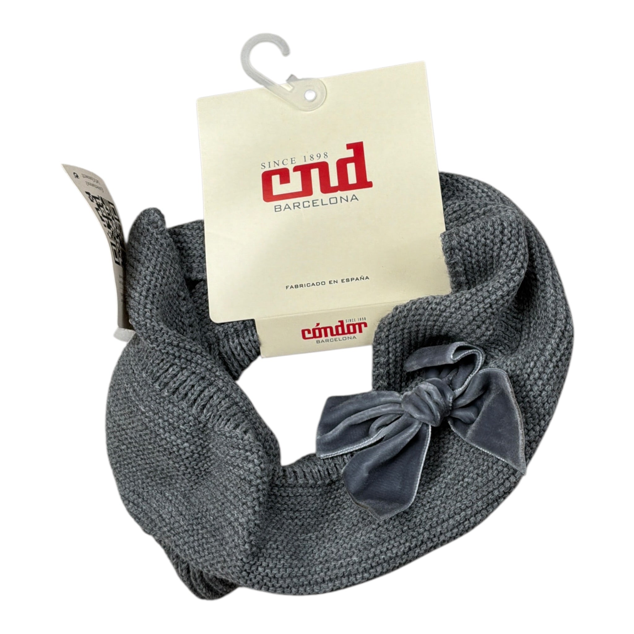 Cnd Sciarpa Modello Scalda Collo tinta unita Grigio per Bambina 50429011 GRIGIO CND 