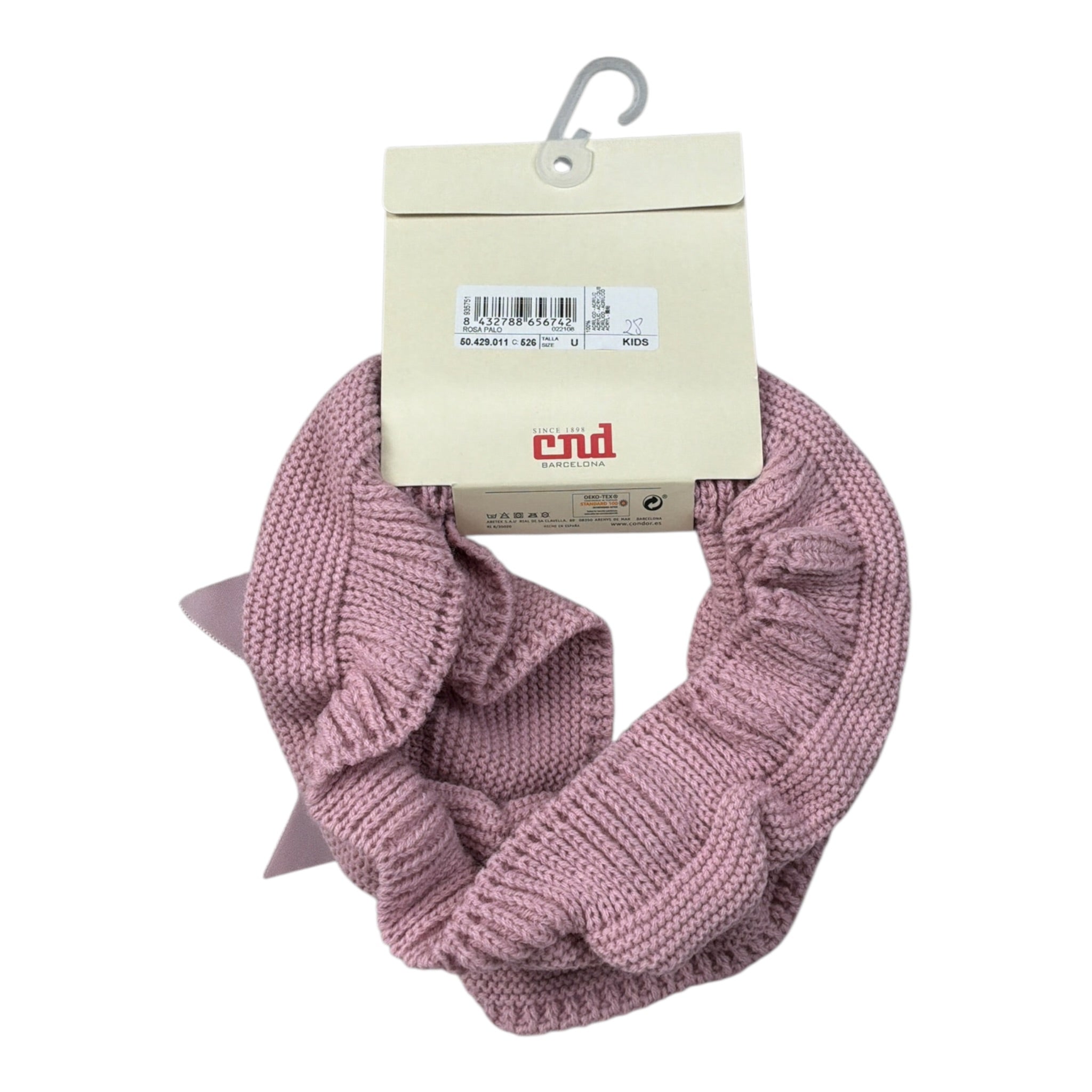 Cnd Sciarpa Modello Scalda Collo tinta unita Rosa per Bambina 50429011 ROSA CND 