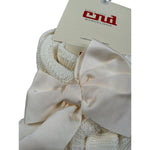 Cnd Sciarpa tinta unita con Fiocco Panna per Bambina 50438011 PANNA CND 