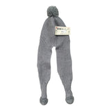 Cnd Cappello tinta unita con Pon Pon Grigio per Bambina 50462011 GRIGIO CND 