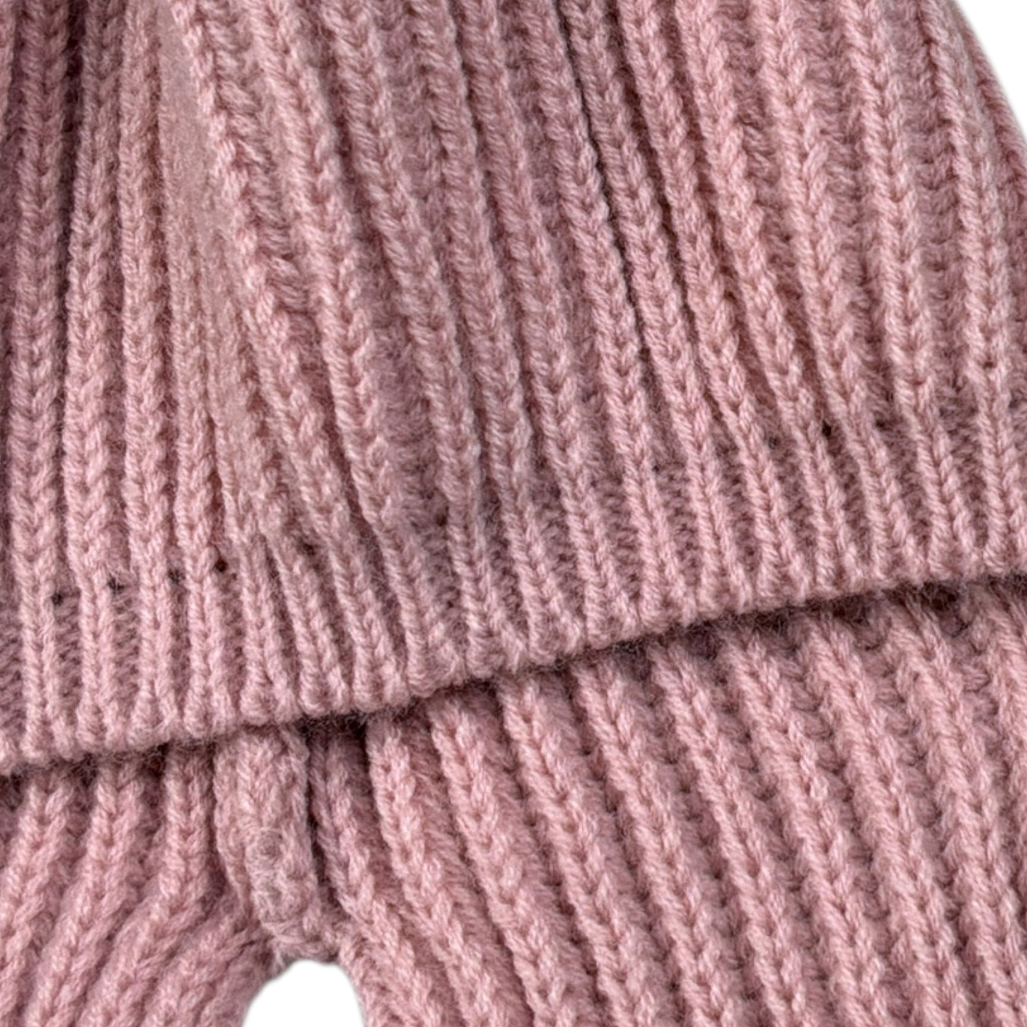 Cnd Cappello tinta unita con Pon Pon Rosa per Bambina 50462011 ROSA CND 