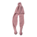 Cnd Cappello tinta unita con Pon Pon Rosa per Bambina 50462011 ROSA CND 