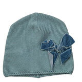 Cnd Cappello tinta unita con Fiocco Azzurro per Bambina 671543 AZZURRO CND 