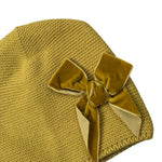 Cnd Cappello tinta unita con Fiocco Giallo per Bambina 671543 GIALLO CND 