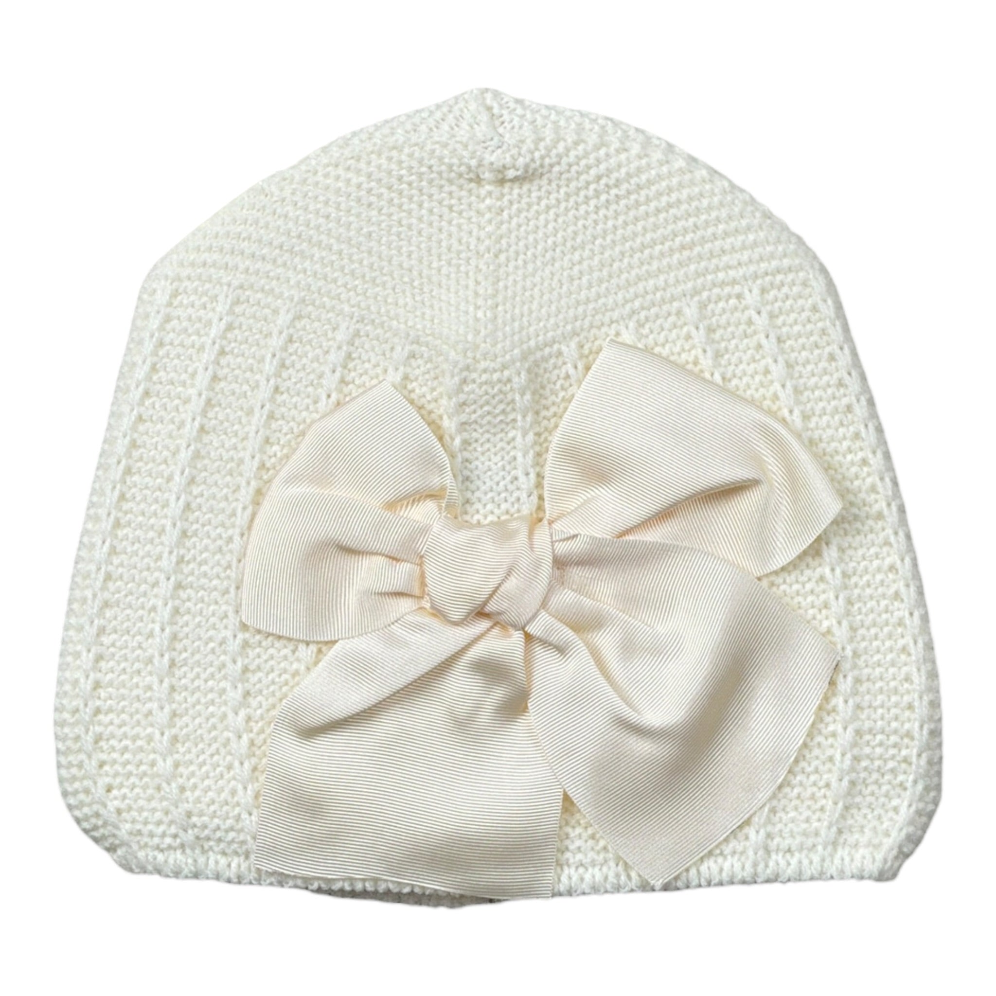 Cnd Cappello tinta unita con Fiocco Panna per Bambina 946421 PANNA CND 