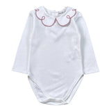 Coccode Body tinta unita con Colletto Bianco per Neonata C62110 BIANCO COCCODE 