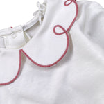 Coccode Body tinta unita con Colletto Bianco per Neonata C62110 BIANCO COCCODE 