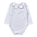 Coccode Body tinta unita con Colletto Bianco per Neonata C62110 BIANCO COCCODE 