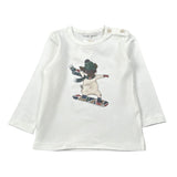 Coccode Shirt tinta unita con Stampa Bianco per Neonato C62134 BIANCO COCCODE 