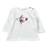 Coccode Shirt tinta unita con Stampa Bianco per Bambina C62139 BIANCO COCCODE 