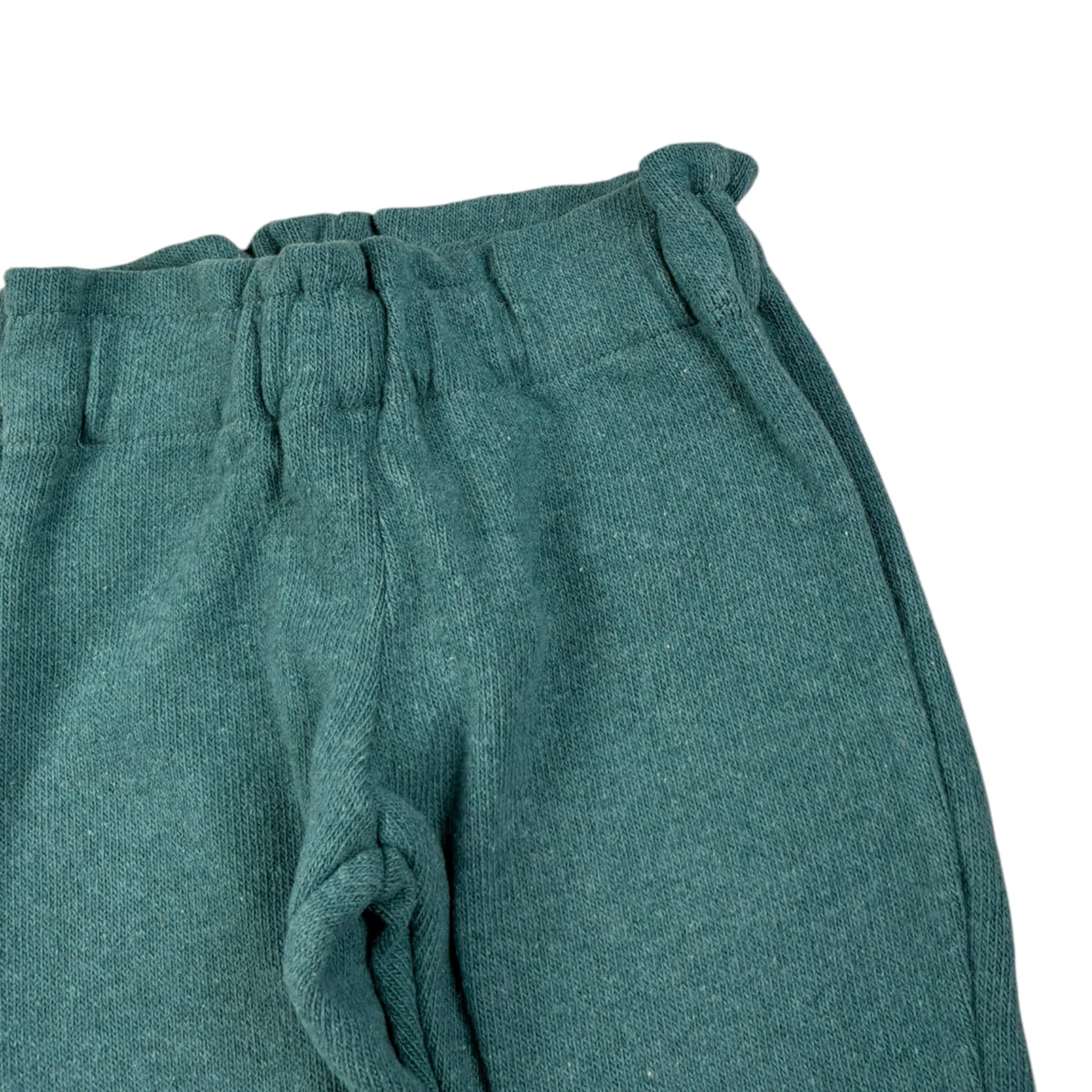 Coccode Pantalone tinta unita con Elastico In Vita Verde per Neonato C62247 VERDE COCCODE 