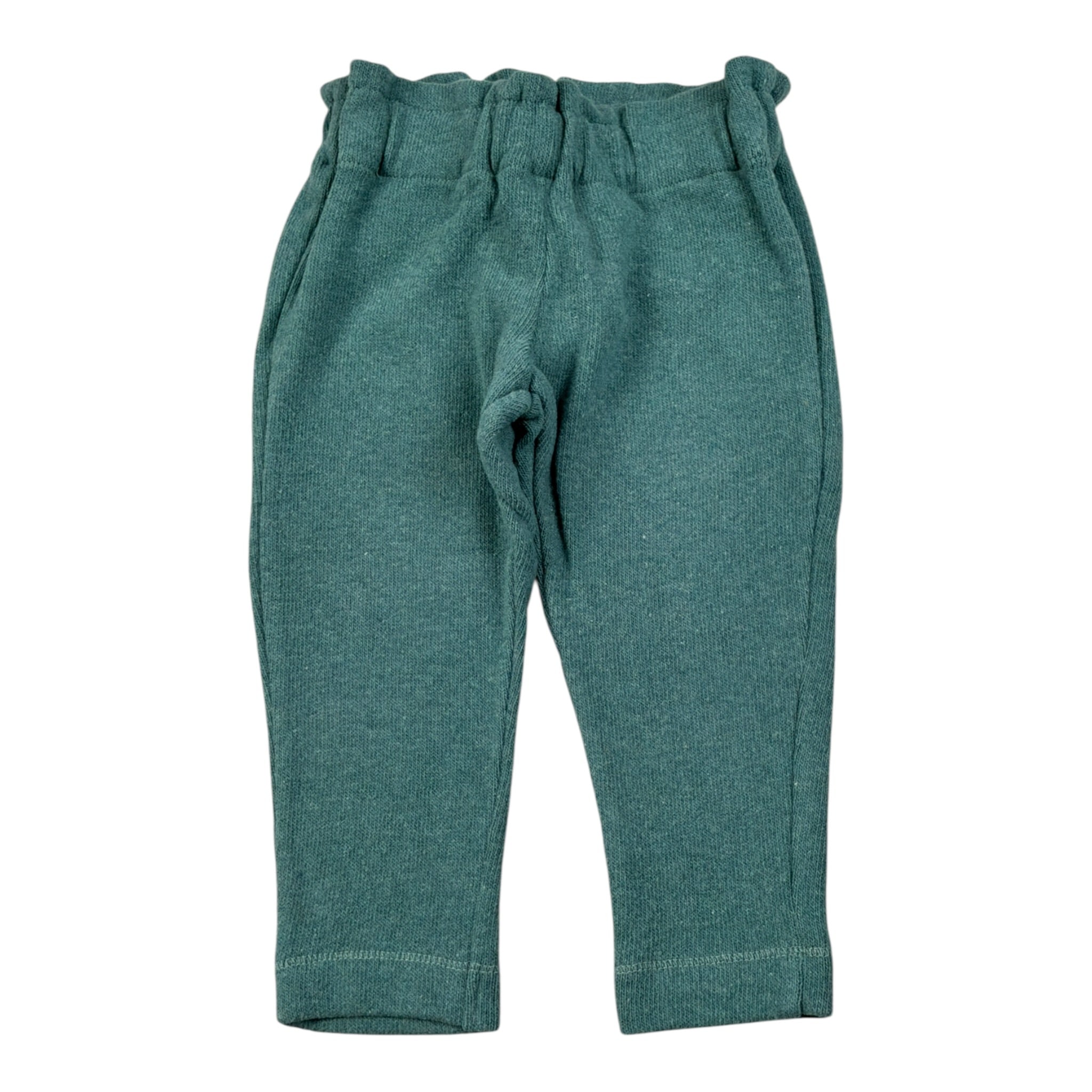 Coccode Pantalone tinta unita con Elastico In Vita Verde per Neonato C62247 VERDE COCCODE 