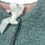 Coccode Gilet tinta unita Teddy Verde per Neonata C62322 VERDE COCCODE 