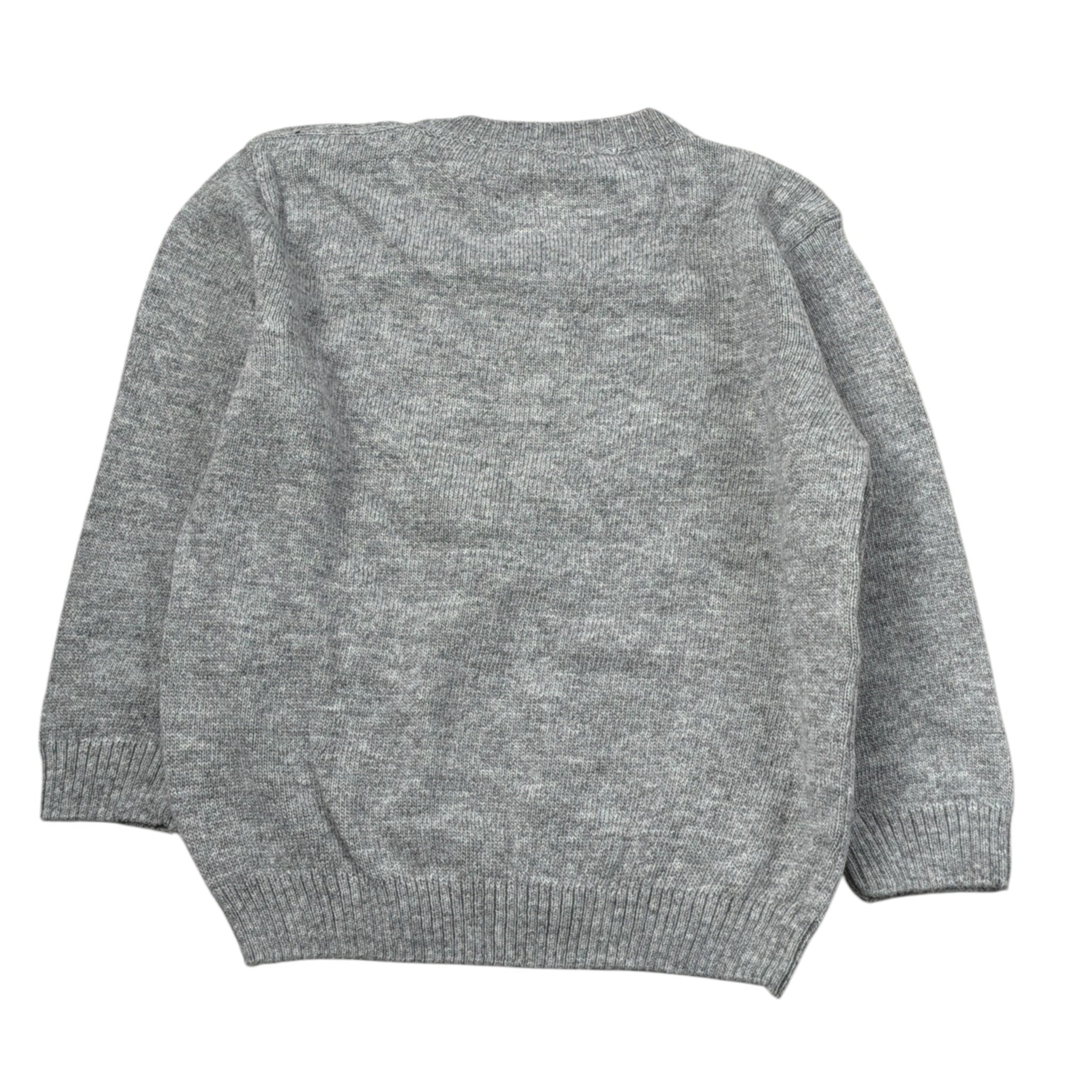 Coccode Maglia tinta unita con Stampa Grigio per Bambina C62669 GRIGIO COCCODE 