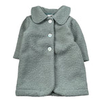 Coccode' Cappotto tinta unita Modello Teddy Verde Acqua per Neonata C62388N VERDE ACQUA COCCODE' 