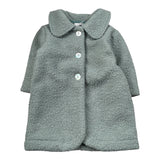 Coccode' Cappotto tinta unita Modello Teddy Verde Acqua per Neonata C62388N VERDE ACQUA COCCODE' 