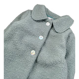 Coccode' Cappotto tinta unita Modello Teddy Verde Acqua per Neonata C62388N VERDE ACQUA COCCODE' 