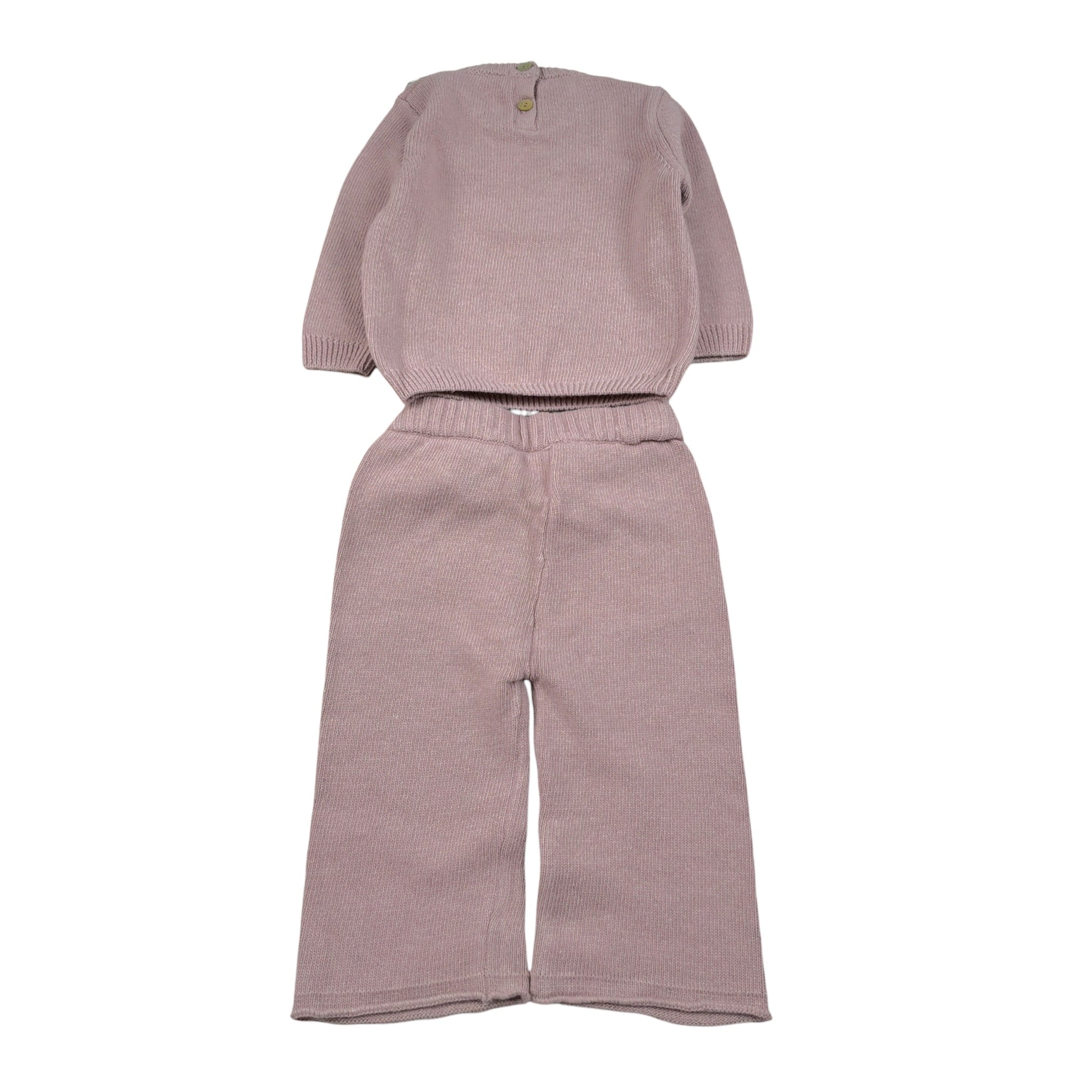 Coccode' Completo 2Pz Maglia-Pantalone tinta unita Rosa per Bambina C62654 ROSA COCCODE' 