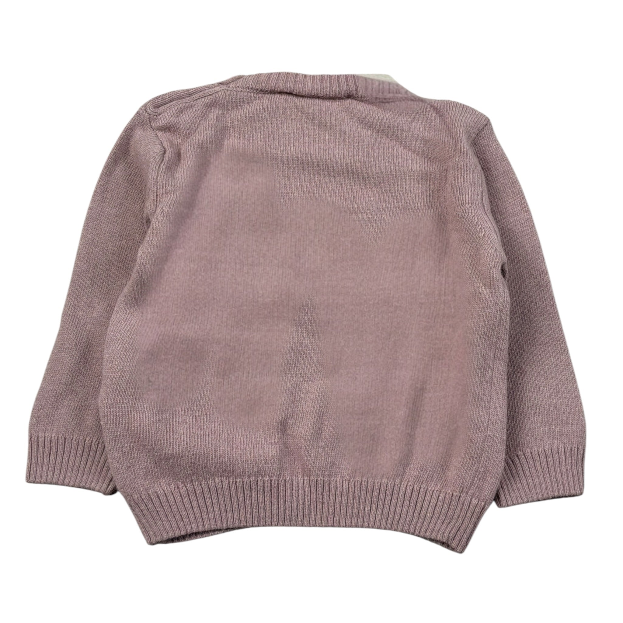 Coccode' Maglia tinta unita con Stampa Rosa per Neonata C62669X ROSA COCCODE' 