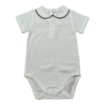 Colibri Body Mezza Manica tinta unita Bianco/Blu per Neonato 340 BIANCO/BLU COLIBRI 