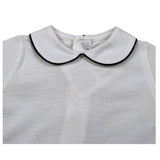 Colibri Body Mezza Manica tinta unita Bianco/Blu per Neonato 340 BIANCO/BLU COLIBRI 