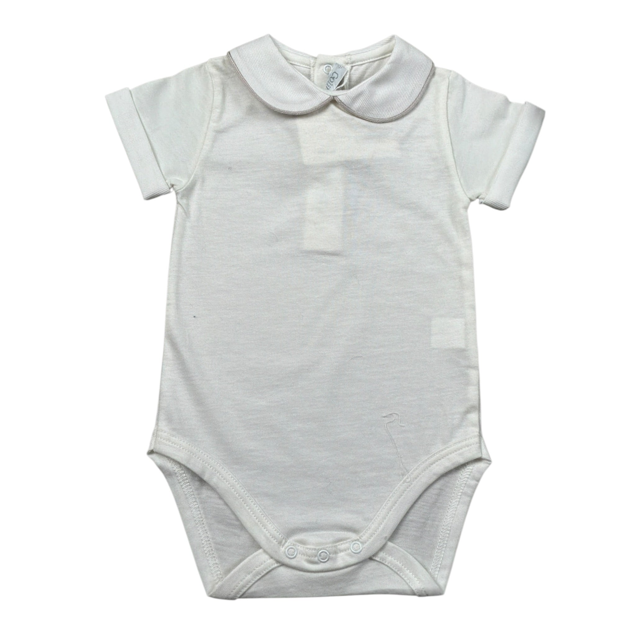 Colibri Body Mezza Manica tinta unita Bianco per Neonato 340 BIANCO COLIBRI 