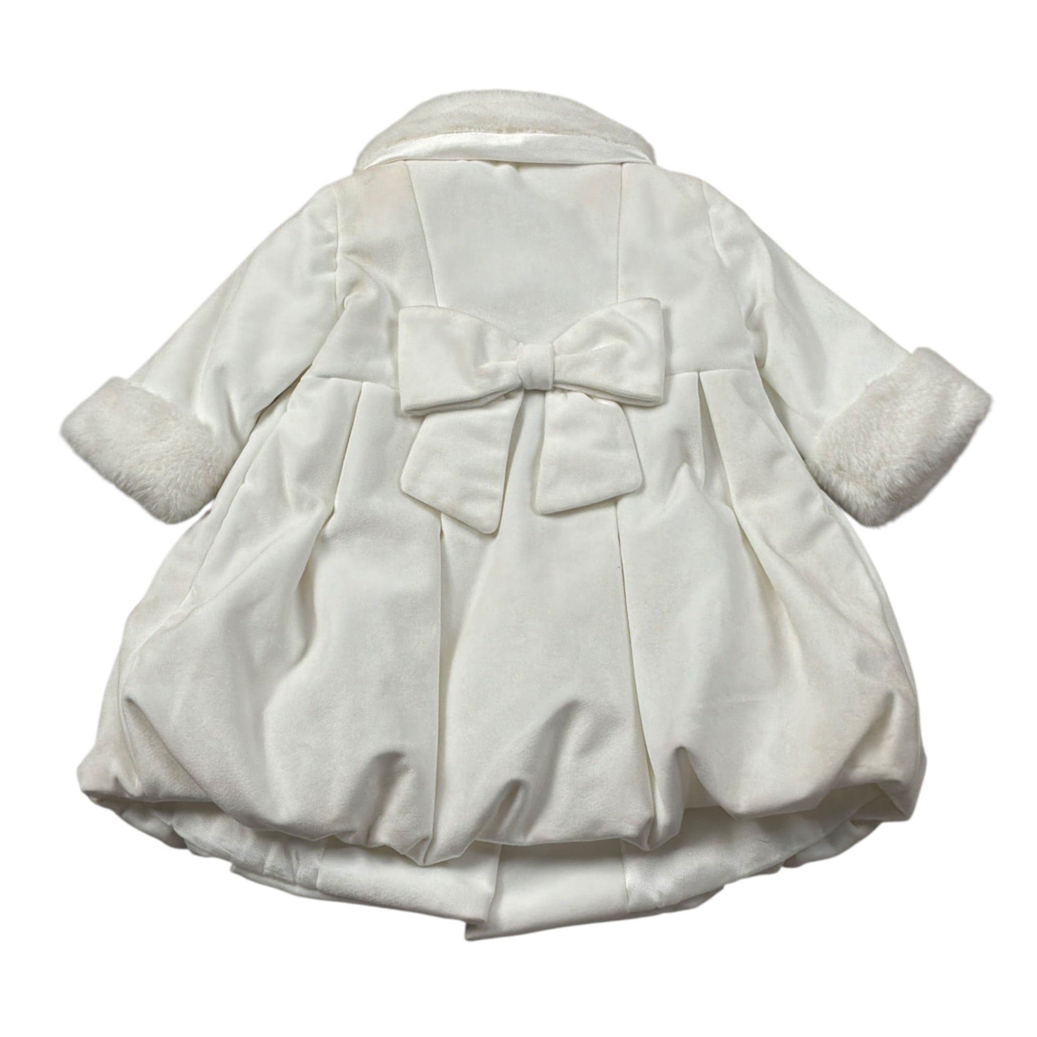 Colori Chiari Cappotto tinta unita Bianco per Neonata FN116670 BIANCO COLORI CHIARI 