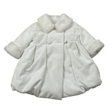 Colori Chiari Cappotto tinta unita Bianco per Neonata FN116670 BIANCO COLORI CHIARI 