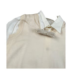 Colori Chiari Completo 4 Pezzi Gilet-Camicia-Papillon-Pantalone Panna per Neonato MN40723945 PANNA COLORI CHIARI 