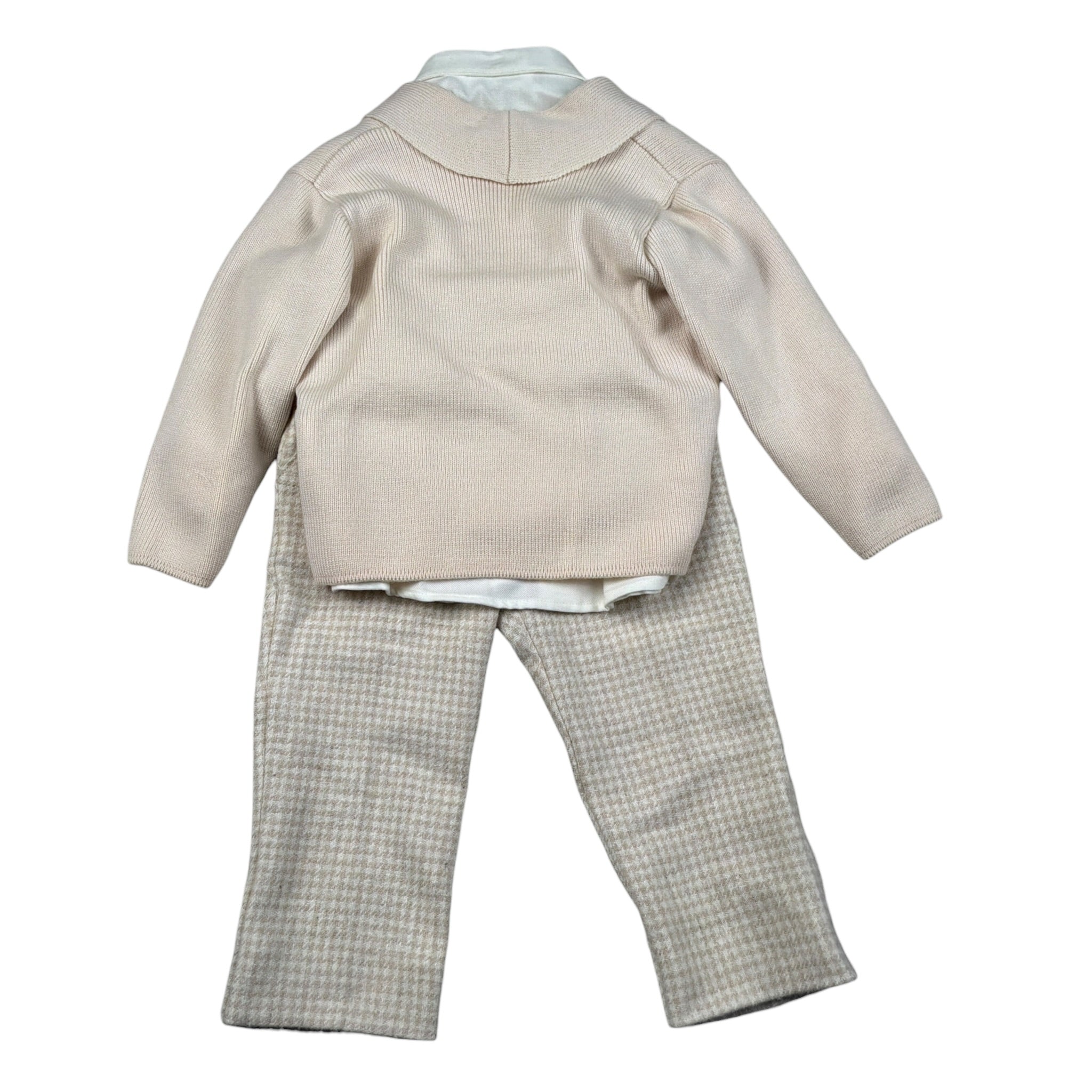 Colori Chiari Completo 4 Pezzi Giacca-Camicia-Papillon-Pantalone Panna per Neonato MN407239 PANNA COLORI CHIARI 